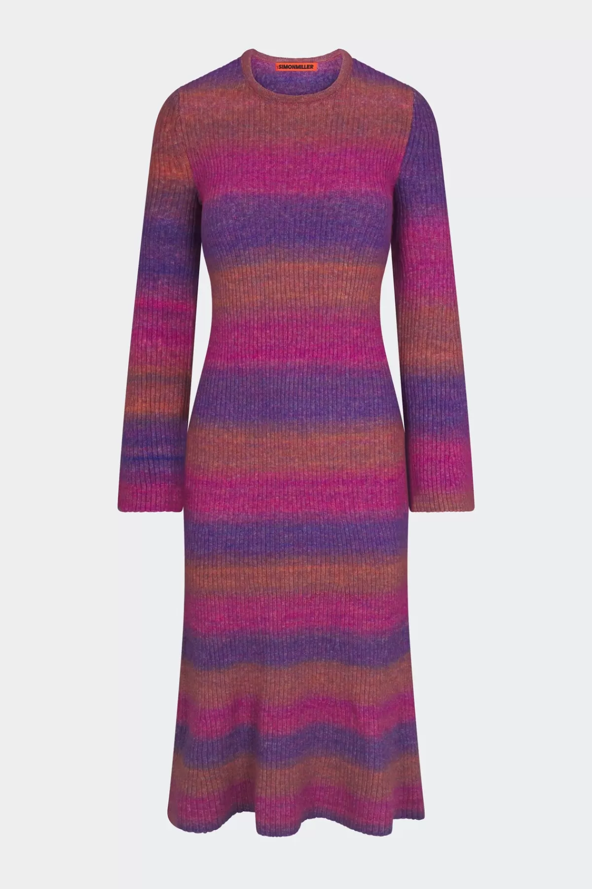 Dresses<SIMONMILLER Axon Dress in Distorted Stripe distortedstripe