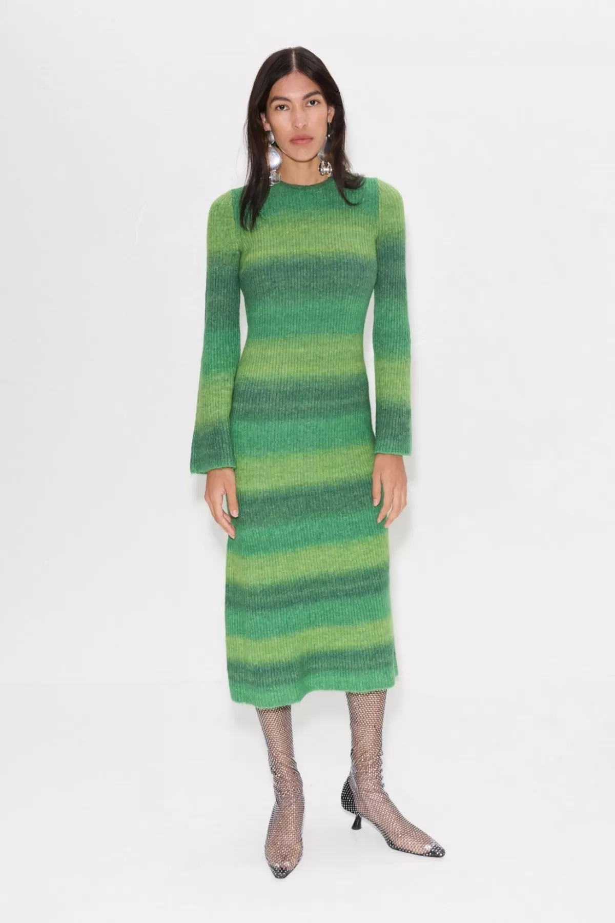 Dresses<SIMONMILLER Axon Dress in Gummy Green Multi gummygreenmulti