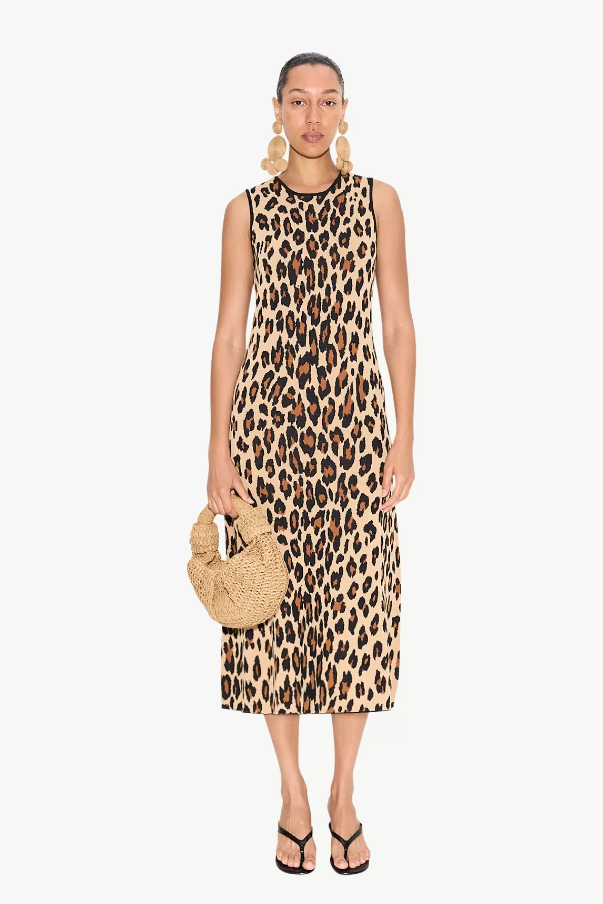 Dresses<SIMONMILLER Knits By Axon Sleeveless Dress in cheetah