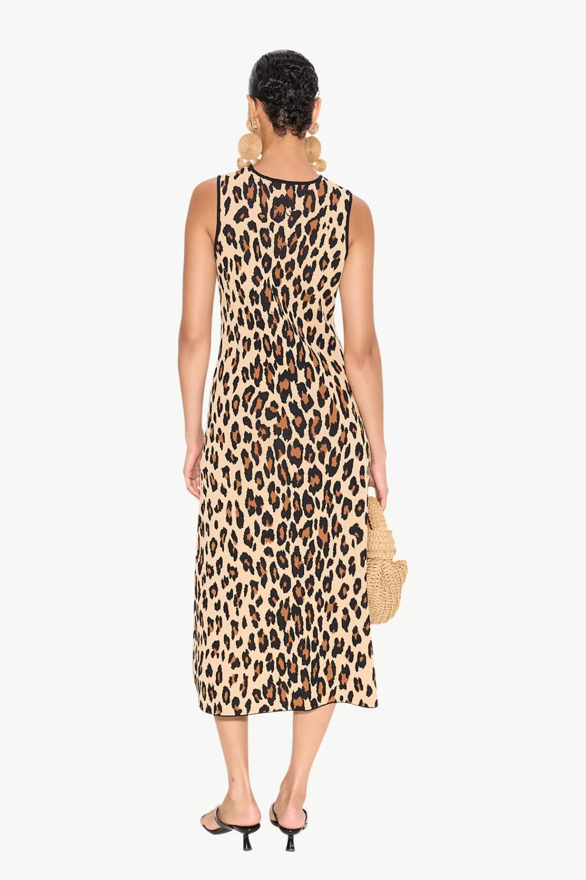 Dresses<SIMONMILLER Knits By Axon Sleeveless Dress in cheetah