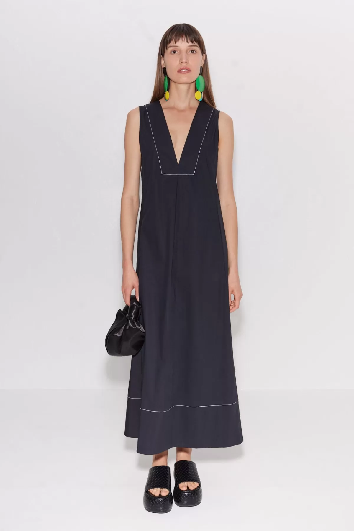 Clothing Rtw | Clothing<SIMONMILLER Mar Poplin Dress in black