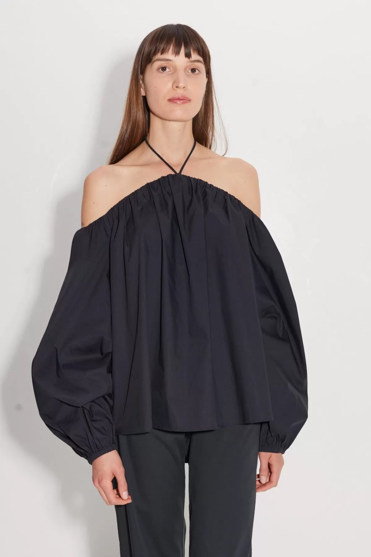 Tops<SIMONMILLER Oleander Poplin Top in black