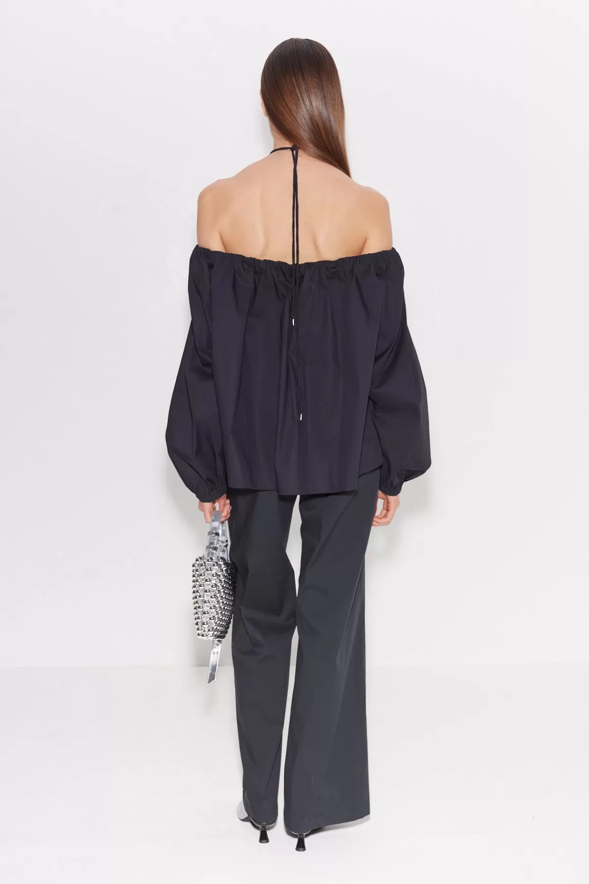 Tops<SIMONMILLER Oleander Poplin Top in black