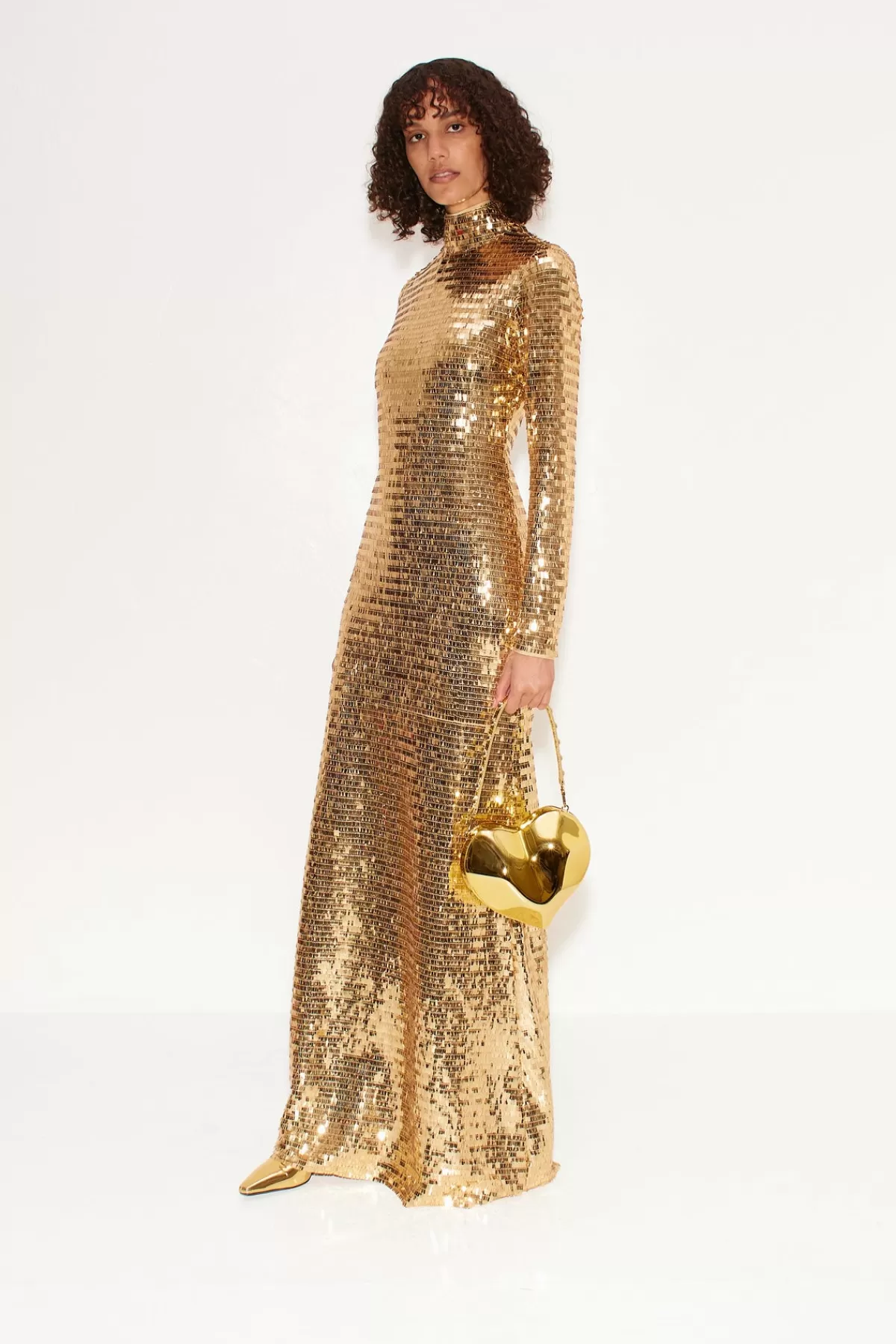 Clothing Rtw | Clothing<SIMONMILLER Sequin Sculpty Dress in Star Gold stargold