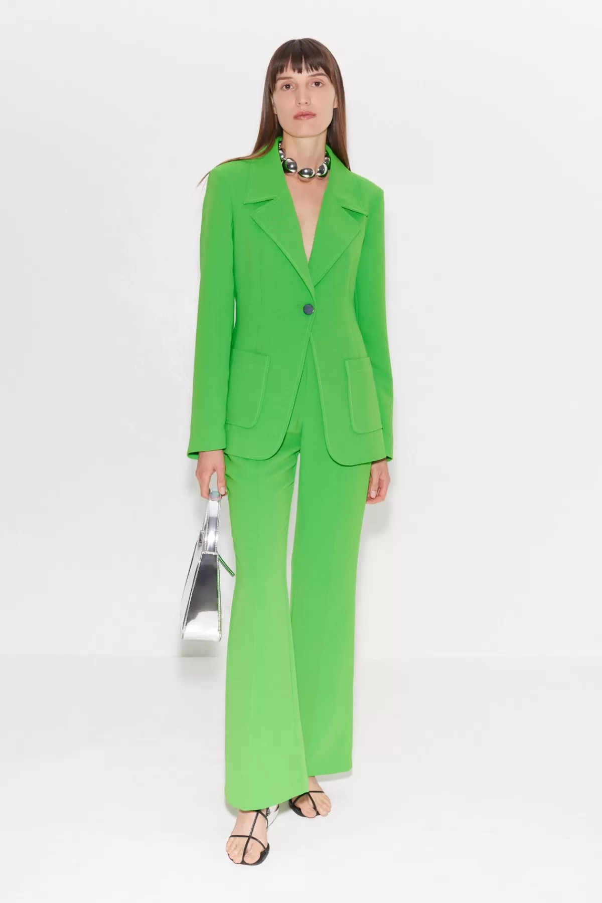 Clothing<SIMONMILLER Zypresse Crepe Pants in Gummy Green gummygreen